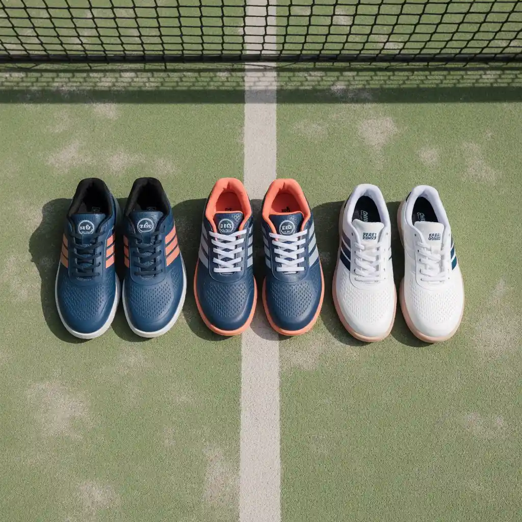 Best padel shoes for men and women on an artificial turf padel court